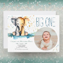 Search for kids 1st birthday invitations Safari