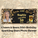 Search for cheers and beers banners Black and gold