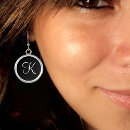 Search for monogram earrings minimalist