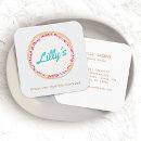 Search for dessert business cards cookies