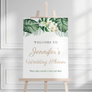 Search for tropical bridal shower welcome signs Foliage
