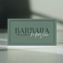 Search for virtual assistant business cards Minimalist