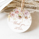 Search for floral baby shower favor tags baby in bloom