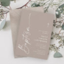 Search for boho baptism invitations Simple