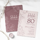Search for surprise birthday invitations Calligraphy