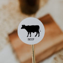 Search for place card stickers Bride