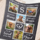 Search for in loving memory blankets Photo collage