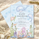 Search for dolphin baby shower invitations Whale