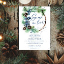 Search for snow bridal shower invitations Snow in love