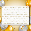 Search for happy birthday tissue paper Elegant