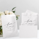 Search for wedding favor bags Black and white