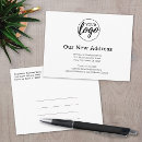 Search for business moving announcement cards Corporate