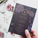 Search for purple and gold wedding invitations For her