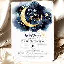 Search for celestial baby shower invitations Over the moon