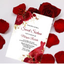 Search for sweet 16 invitations Gold