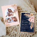 Search for dusty blue and gold wedding invitations Rose gold foil