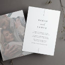 Search for faded photo invitations Minimalist typography