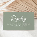 Search for baby registry enclosure cards Simple