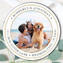 Search for return wedding stickers Elegant