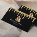 Search for black cake business cards Bakery