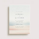 Search for elegant beach wedding invitations Watercolor