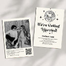Search for 70s disco invitations Black and white