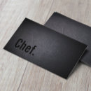 Search for chef business cards Elegant