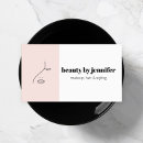 Search for salon logo business cards Makeup artist