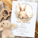 Search for bunny baby shower invitations Whimsical