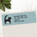 Search for tuxedo cat return address labels Cute