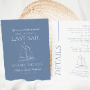 Search for sailing invitations Blue