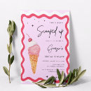 Search for ice cream bridal shower invitations Shes been scooped up