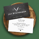 Search for knife business cards Caterer