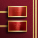 Search for red and gold business cards Elegant