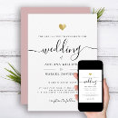 Search for pink and black wedding invitations Gold