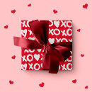 Search for valentines day wrapping paper Love heart pattern