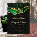 Search for jewel tone wedding invitations Emerald