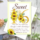 Search for sunflower sweet 16 invitations Birthday party