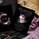 Search for til death do us part wedding invitations Skull