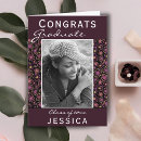 Search for flower graduation cards High school