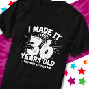 Search for 36th birthday tshirts Funny