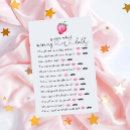 Search for girl baby shower games Strawberry
