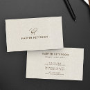 Search for linen business cards Elegant