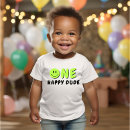 Search for happy face baby shirts 1st birthday
