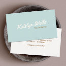 Search for light blue business cards Hair stylist
