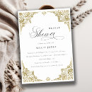 Search for gatsby bridal shower invitations Black and white