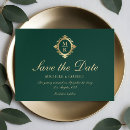 Search for emerald wedding save the dates Luxurious