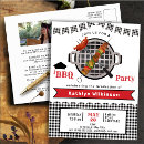 Search for red and white gingham invitations Bbq