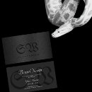 Search for snake business cards Black