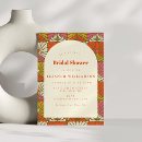 Search for bright floral bridal shower invitations Vintage